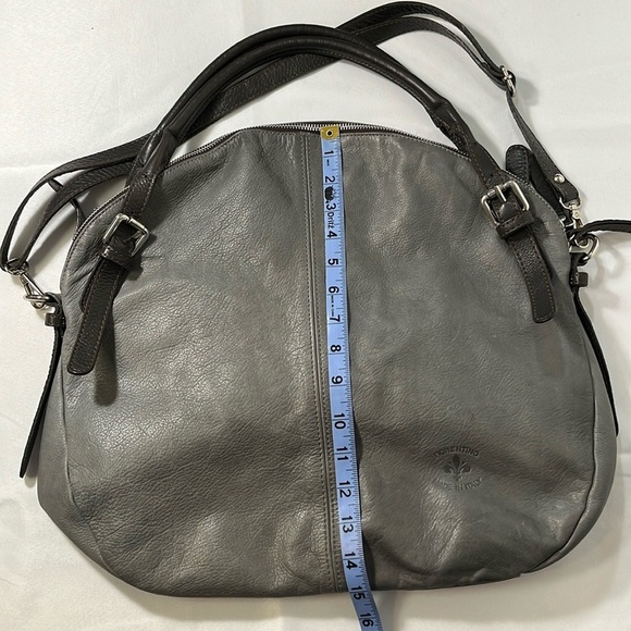 Vera Pelle Italian Leather Shouchy Hobo Satchel Bag Prodotto Artigianale - Picture 5 of 14